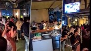 No Masks, No Social Distancing! Shocking Video From Hyderabad Pub Shows COVIDIOT Revellers Throwing Caution and COVID-19 Norms to the Wind