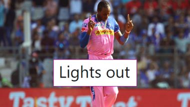 Jofra Archer’s 7-Year-Old ‘Light Out’ Tweet Goes Viral As Mumbai Faces Power Cut, Netizens Come Up With Funny Reactions to Rajasthan Royals Pacer’s Prophecy