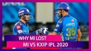 Mumbai vs Punjab IPL 2020: 3 Reasons Why MI Lost
