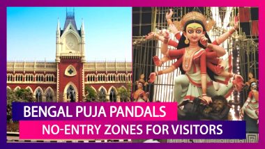 Durga Puja 2020: West Bengal Puja Pandals No-Entry Zones For Visitors, Only Organisers To Be Allowed, Rules Calcutta High Court