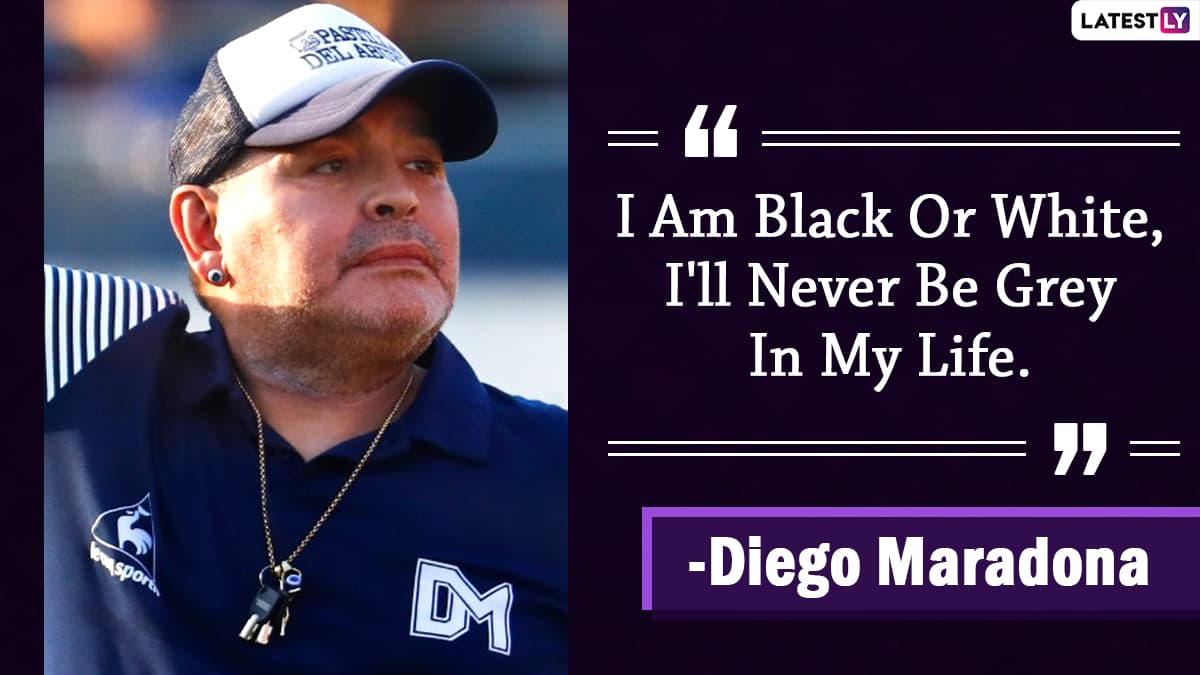 Diego Maradona Quotes With HD Images: 10 Powerful Sayings by the Argentine Football Great on Success and Life to Celebrate His 60th Birthday