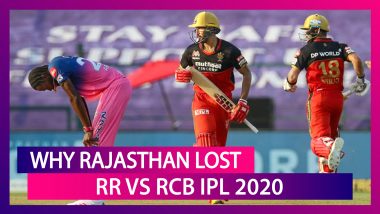 Bangalore vs Rajasthan IPL 2020: 3 Reasons Why Rajasthan Lost to Bangalore