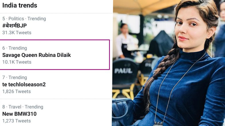 Bigg Boss 14: Twitterati Trend 'Savage Queen Rubina Dilaik' After She Goes Unfiltered Inside The BB14 House! (View Tweets)