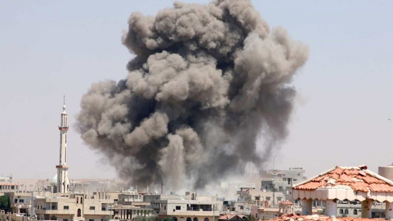 Russian Air Strikes Kill 34 Turkey-Backed Rebels of Failaq al-Sham Faction in Idlib Province of Syria