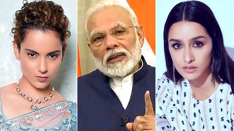 #Unite2FightCorona: From Kangana Ranaut to Shraddha Kapoor, B-Town Celebs Support PM Narendra Modi’s ‘Jan Andolan’ Awareness Campaign on COVID-19