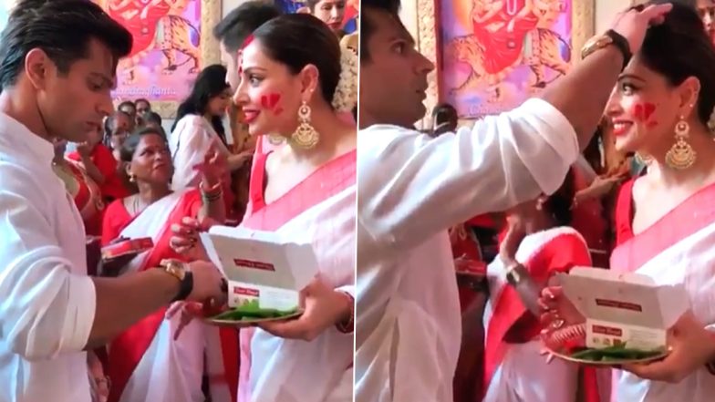 Bipasha Basu Cherish Memories of Last Year’s Durga Puja with Hubby Karan Singh Grover (See Pics)