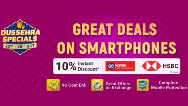 Flipkart Dussehra Specials Sale 2020: Live Discounts & Offers on iPhone 11 Pro, Poco M2, Galaxy F41, Narzo 20 Pro & More
