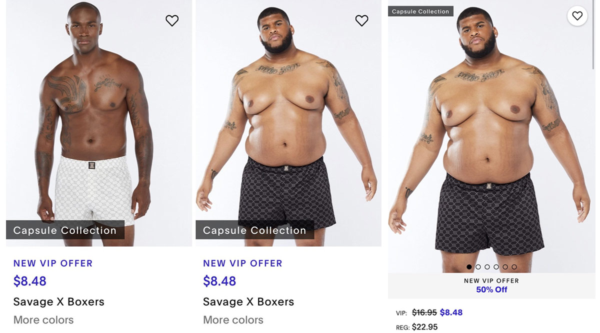 Rihanna's Men's Collection of Savage X Fenty Is for EVERYBODY! Badgirl RiRi  Goes for Plus-Sized Male Models with Dad Bods on Her Site, and Twitter Is  in LOVE