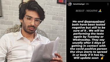 Naagin 5: After Surbhi Chandna, Mohit Sehgal Also Tests Negative for COVID-19 (View Test)
