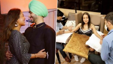 Neha Kakkar and Rohanpreet Singh Begin Wedding Rituals; Singer’s Mehndi Ceremony Pics Go Viral
