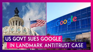 US Government Sues Google Over Search Engine Dominance In Landmark Antitrust Case Against Tech Giant