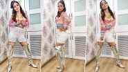 Bigg Boss 14: Hina Khan Slips Into her Retro Mode for the Premiere Night Episode (View Pics)