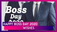 Happy Boss Day 2020 Wishes: WhatsApp Messages, Gratitude Quotes To Send Your Seniors And Employers