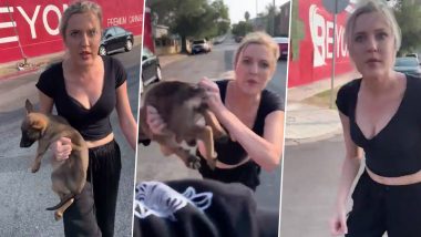 ‘Karen’ Harasses Black Man, Throws Puppy at Him and Accuses Him of Stealing the Dog in California, Viral Twitter Thread Captures the Woman’s Racist Rant (Watch Videos)