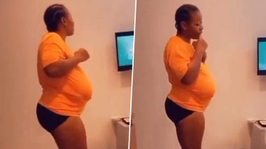 Video of Young Nigerian Woman Dancing with Boobs Reaching Her