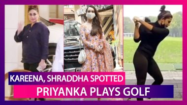 Kareena Kapoor Khan aces her cool look, Shraddha Kapoor, Varun Dhawan, Sara Ali Khan, Sushmita Sen spotted; Priyanka Chopra Takes a Clean Golf Shot like a Pro