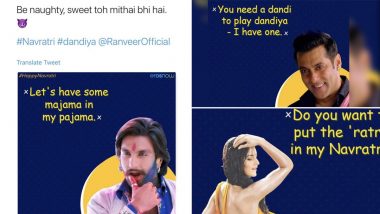 Eros Now Issues Apology and Deletes 'Offensive' Navratri Memes of Salman Khan, Katrina Kaif and Ranveer Singh, After Twitter Trends #BoycottErosNow (View Post)