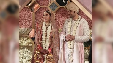 Kajal Aggarwal - Gautam Kitchlu Wedding First Pic Out! Couple Looks Royal in their Traditional Outfits