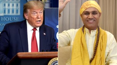 Donald Trump Tests Positive For COVID-19: Virender Sehwag Hilariously Wishes US President For a Speedy Recovery