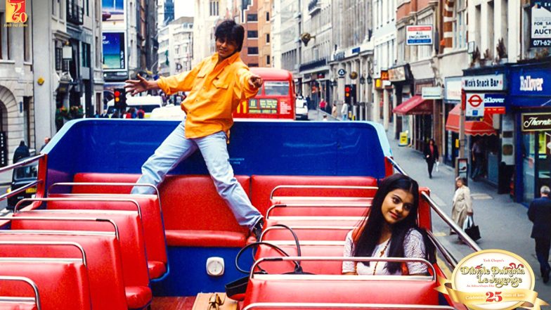DDLJ Turns 25: Shah Rukh Khan and Kajol Change Their Twitter Names To 'Raj' and 'Simran' To Celebrate Their Iconic Film! (View Tweets)