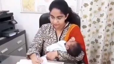 UP IAS Officer Soumya Pandey Cancels Six Months Maternity Leave & Resumes Work with Her Infant Amid Coronavirus Pandemic Following the Footsteps of Srijana Gummalla; Twitter Divided