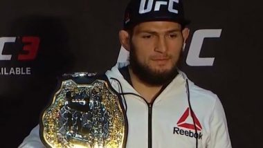 Khabib Nurmagomedov Retirement: From Undefeated Streak of 29-0 to Defeating Conor McGregor in Most Famous MMA Fight of All-Time, Here’s Look at 5 Career Highlights of ‘The Eagle’