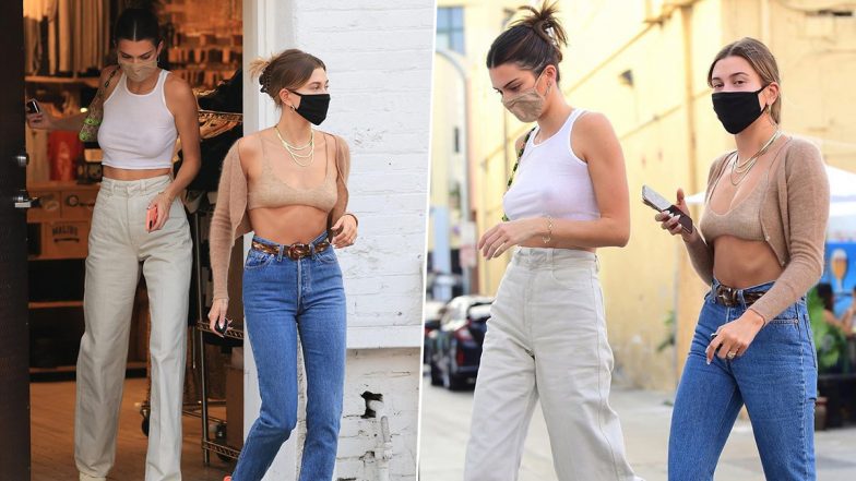 Let's Take a Moment to Appreciate Kendall Jenner and Hailey Bieber's Street Style that's Equal Parts Chic and Casual (View Pics)