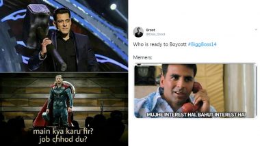 BiggBoss 14 Funny Memes and Jokes: From Salman Khan's 'Thor' Hammer to Siddharth Shukla's Reappearance, Hilarious Posts You Don't Wanna Miss!