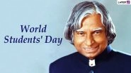 Why Is Dr APJ Abdul Kalam&rsquo;s Birthday Chosen as World Students&rsquo; Day? Know Significance of This Observance