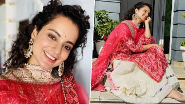 Kangana Ranaut Shares Her Navratri Celebration Photos; Actress Inform Fans about the Fresh FIR Filed Against Her (Read Tweet)