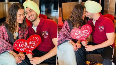 Neha Kakkar Shares the Moment When Beau Rohanpreet Singh Proposed to Her (View Pics)