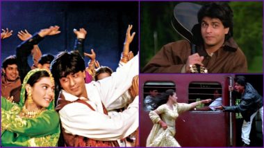 DDLJ Turns 25: From Singing 'Mehndi Laga Ke Rakhna' in Every Antakshari to Enjoying Life With 'Jaa Simran Jee Le Apni Zindagi', Iconic Moments Shah Rukh Khan-Kajol Starrer Blockbuster Film Gave Us