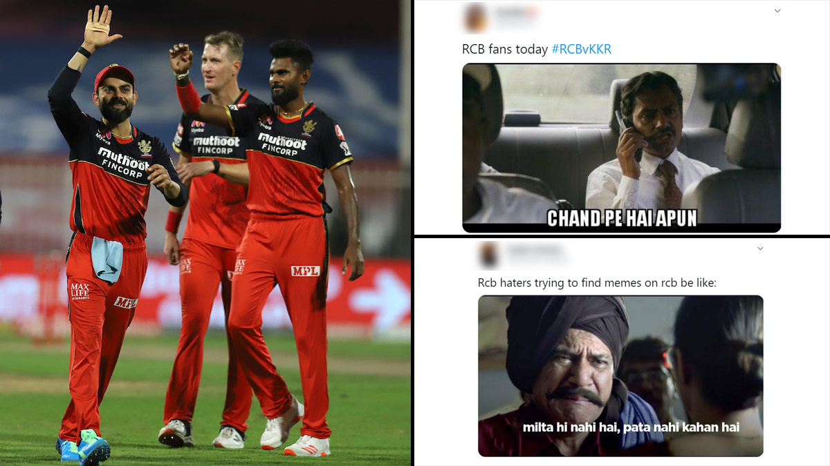RCB Funny Memes Go Viral After Virat Kohli's Team Beats KKR By 82 Runs To  Move Third in IPL 2020 Points Table | 🏏 LatestLY