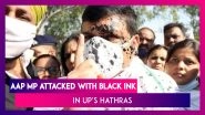 Sanjay Singh Attacked With Black Ink In UP&rsquo;s Hathras; &lsquo;Coward, Not Thakur,&rsquo; The AAP Leader Slams CM Yogi Adityanath