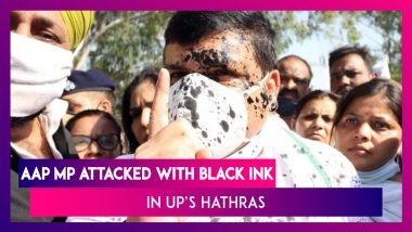 Sanjay Singh Attacked With Black Ink In UP’s Hathras; ‘Coward, Not Thakur,’ The AAP Leader Slams CM Yogi Adityanath