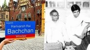 Poland&rsquo;s Square Named After Amitabh Bachchan&rsquo;s Father Harivansh Rai Bachchan (See Pic)