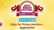 Amazon Great Indian Festival Sale 2020: HDFC Bank Partners With Amazon, Will Offer 10% Instant Discount From October 16 to 23