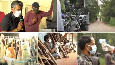RRR Movie Update: SS Rajamouli and Crew Are Back On Their Extravagant Set, Start The Shoot With 'Double Grit' (Watch Video)
