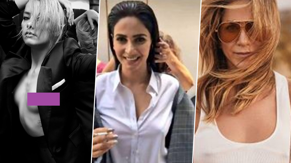 No Bra Day 2020: From Jennifer Aniston & Saba Qamar to Kim Kardashian &  Amber Heard, Celebs Who Freed the Nipples like a BOSS!