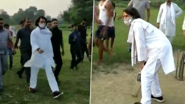 Bihar Assembly Elections 2020: Tej Pratap Yadav Plays Cricket With Kids in Hasanpur Constituency, Watch Video