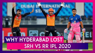 Hyderabad vs Rajasthan IPL 2020: 2 Reasons Why Hyderabad Lost to Rajasthan | Highlights