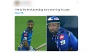 Krunal Pandya's Facial Expression Funny Memes and Jokes: Mumbai Indians All-Rounder Goes Viral & Gets Compared to Kieron Pollard At The RR Clash! Check Out Hilarious Posts