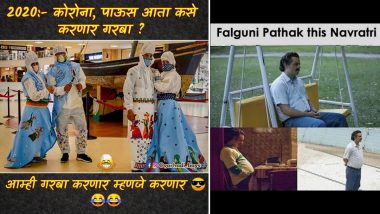 Navratri 2020 Garba and Dandiya Funny Memes: From No Falguni Pathak Shows to Dandiya in Embroidered PPE Kits, Jokes About Gujaratis Missing The Garba Nights Take over the Internet
