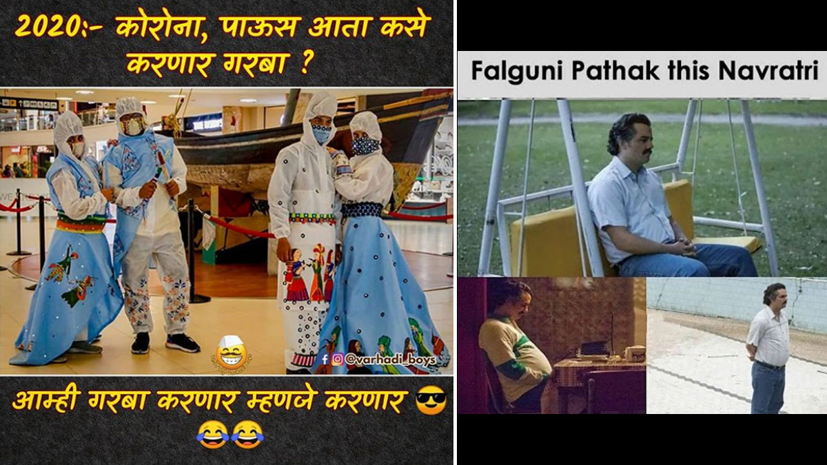 Navratri 2020 Garba and Dandiya Funny Memes: From No Falguni Pathak Shows  to Dandiya in Embroidered PPE Kits, Jokes About Gujaratis Missing The Garba  Nights Take over the Internet | 👍 LatestLY