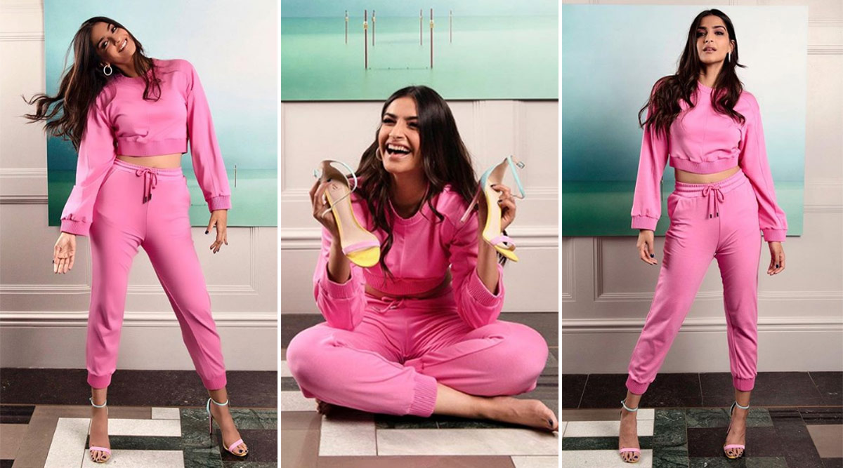 Yo or Hell No? Sonam Kapoor's Pink Sweatsuit by Ralph & Russo | 👗 LatestLY