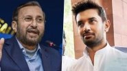 Bihar Assembly Elections 2020: Prakash Javadekar Refutes Chirag Paswan's Claim of BJP Helping LJP in State, Calls LJP a 'Vote Cutter Party'