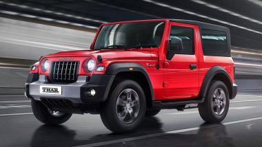 Mahindra Thar SUV Launched in India at Rs 9.80 Lakh; Check Prices, Bookings & Specifications