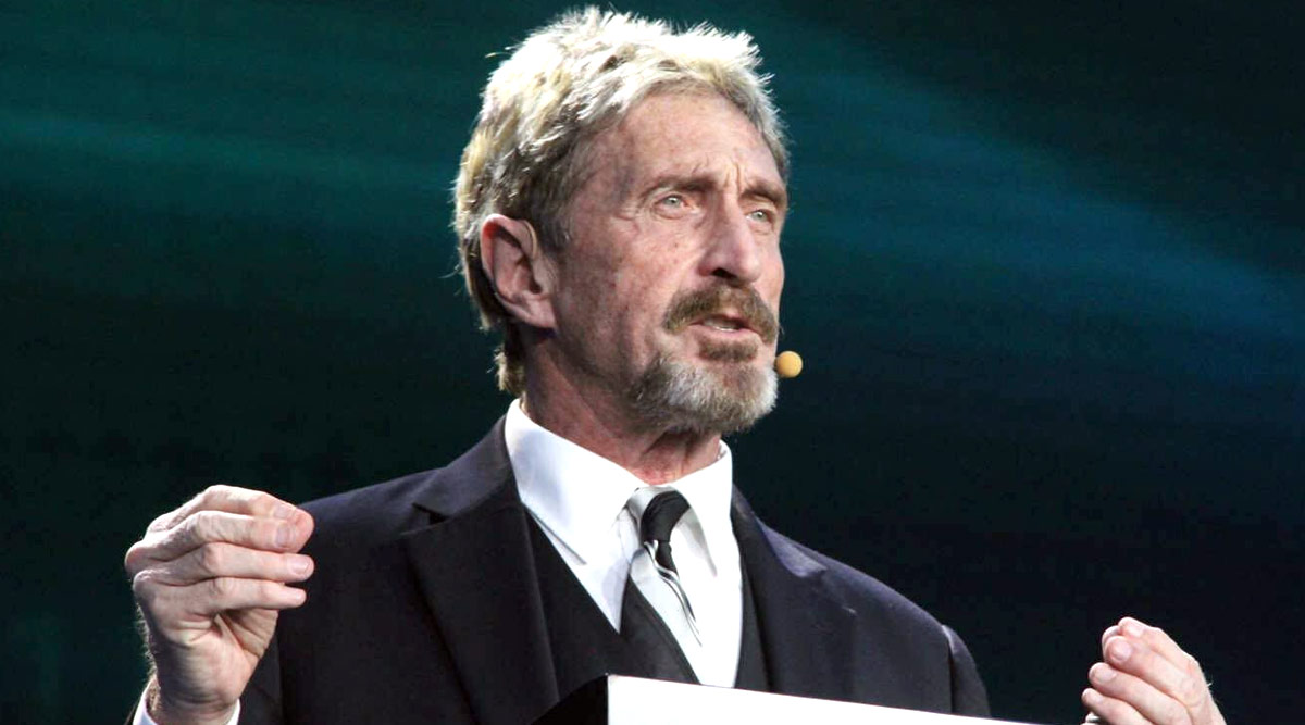 John McAfee Charged with Cheating Investors Over Cryptocurrency