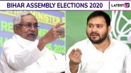 Bihar Assembly Elections 2020 Times Now-C Voter Opinion Poll: JDU-BJP to Retain Power, Chirag Paswan's LJP Not to Play Kingmaker