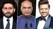 Ram Nath Kovind&rsquo;s 75th Birthday: From Abhishek Bachchan to Riteish Deshmukh, B-Town Celebs Extend Wishes for the President of India